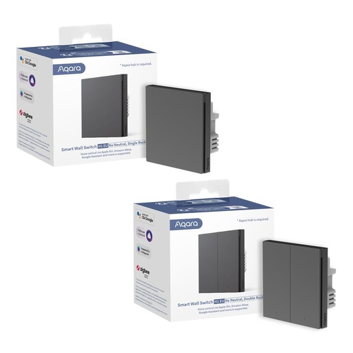 [WS-EUK01-G] SMART HOME WIRED SWITCH SINGLE/GREY WS-EUK01-G AQARA