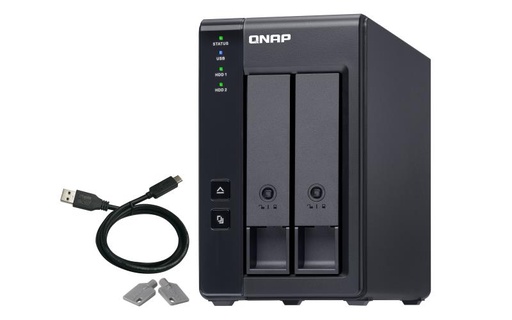 [TR-002] DAS ENCLOSURE 2BAY USB-C/TR-002 QNAP