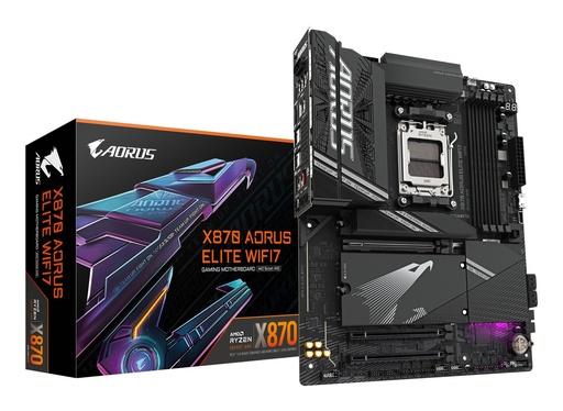 [X870 A ELITE WIFI7 1.1] GIGABYTE AMD X870 SAM5 ATX Memory DDR5 Memory slots 4 X870AELITEWIFI71.1