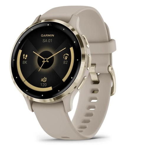 [010-02785-02] SMARTWATCH VENU 3S/GRAY/GOLD 010-02785-02 GARMIN