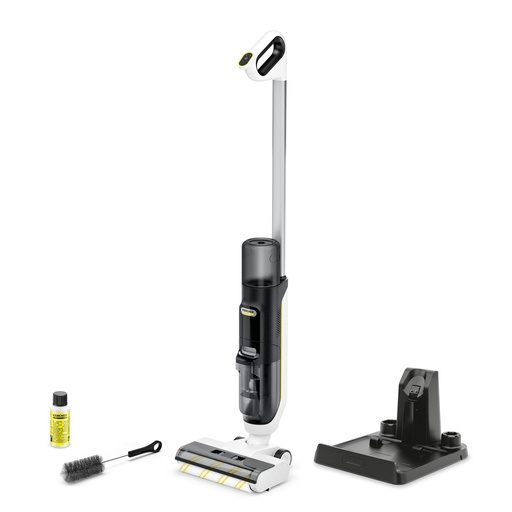 [1.056-122.0] KARCHER Three-in-one floor cleaner FCV 3 Dry&wet 2-in-1 stick vacuum White Bagless Battery 1.056-122.0