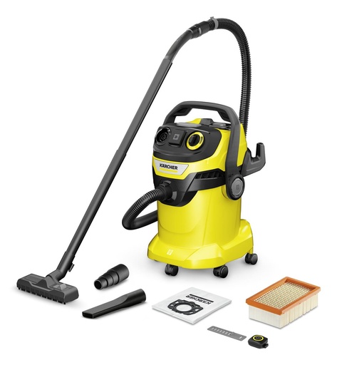 [1.628-317.0] KARCHER Input power 1200 W Dust capacity 25 L Drum vacuum Cleaning type Dry&wet Dust container Dust bag Colour Black/Yel