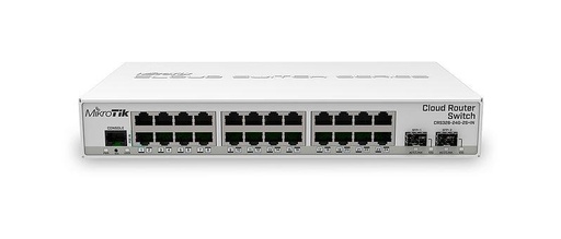 [CRS326-24G-2S+IN] MIKROTIK CRS326-24G-2S+IN 24x10Base-T / 100Base-TX / 1000Base-T 2xSFP+ CRS326-24G-2S+IN