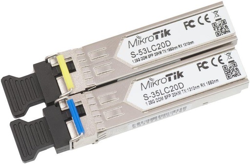 [S-3553LC20D] NET TRANSCEIVER SFP PAIR/S-3553LC20D MIKROTIK