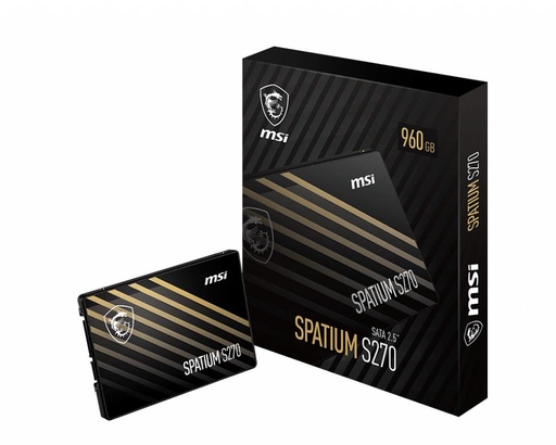 [S78-440N070-P83] MSI SPATIUM S270 240GB SATA 3D NAND Write speed 400 MBytes/sec Read speed 500 MBytes/sec 2,5" TBW 250 TB MTBF 2000000 ho