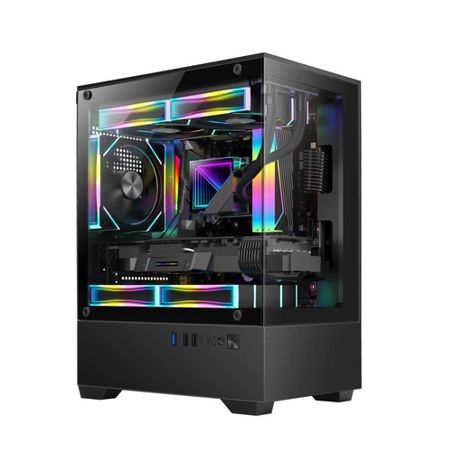 [RAIDER SL-2] GOLDEN TIGER micro ATX Black Mini Tower Raider SL-2 RAIDERSL-2