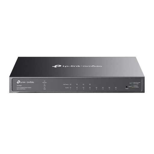 [SG2008P] TP-LINK Omada TL-SG2008P Type L2+ Desktop/pedestal 8x10Base-T / 100Base-TX / 1000Base-T PoE+ ports 4 62 Watts TL-SG2008P