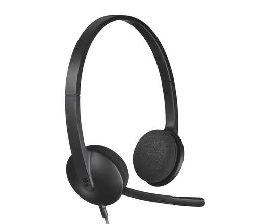 [981-000475] LOGITECH H340 USB Headset black
