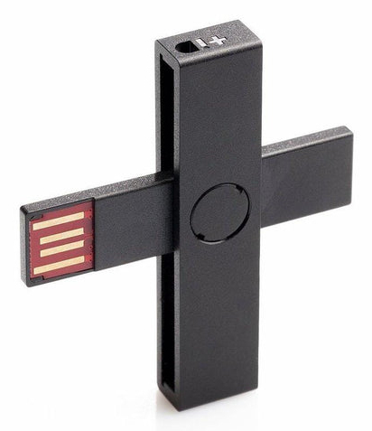 [4748001003724] +ID Smart Card Reader black, BLISTER