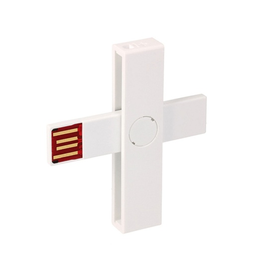[4748001003731] +ID Smart Card Reader white, BLISTER