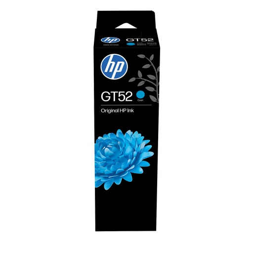 [M0H54AE] HP GT52 Cyan Ink Bottle, 8000 pages, for HP DeskJet GT series, Cronos