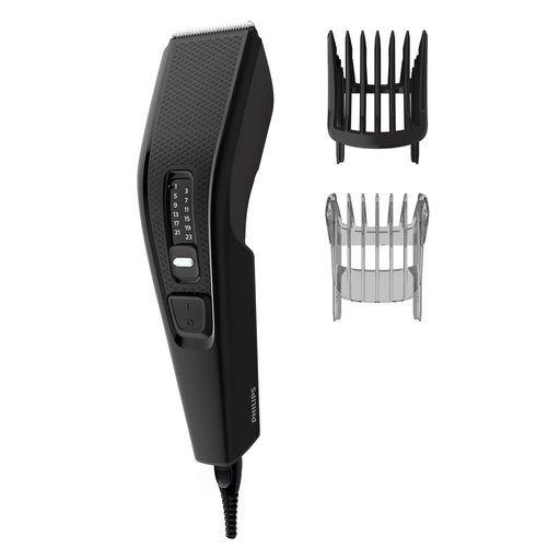 [HC3510/15] Philips 3000 series hair clipper HC3510/15 Stainless steel blades 13 length settings Corded