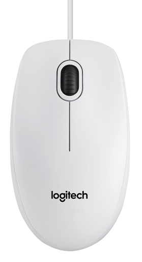 [910-003360] LOGITECH B100 Optical Mouse for Business White OEM