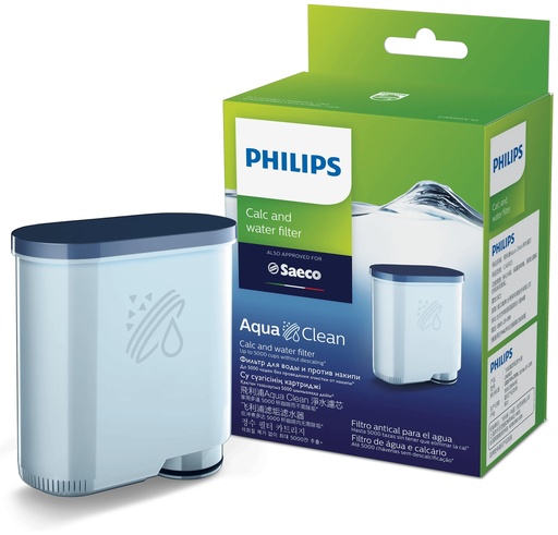 [CA6903/10] Philips Calc and Water filter CA6903/10 Same as CA6903/00 No descaling up to 5000 cups* Prolong machine lifetime 1x AquaClean Filter