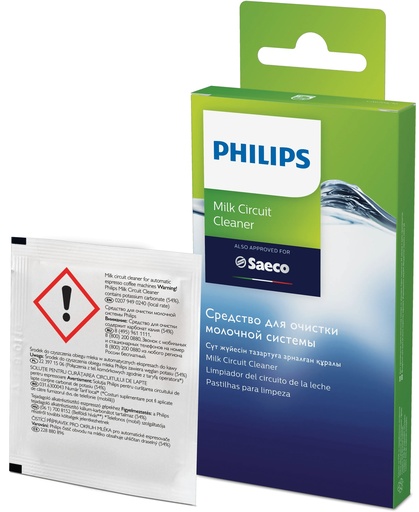 [CA6705/10] Philips Milk circuit cleaner sachets CA6705/10 Same as CA6705/60 For 6 uses