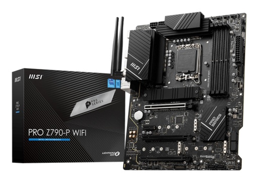 [PROZ790-PWIFI] MSI Intel Z790 LGA1700 ATX Memory DDR5 Memory slots 4 1xPCI-Express 1x 3xPCI-Express 16x 4xM.2 1xHDMI 1xDisplayPort 4xUS