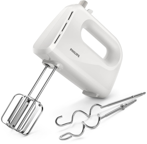[HR3705/00] Philips Philips Daily Collection Mixer HR3705/00 300 W 5 speeds + turbo Strip beaters & dough hooks Lightweight