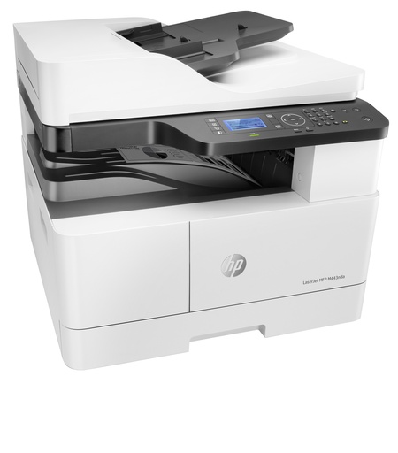 [8AF72A#B19] HP LaserJet MFP M443nda AIO All-in-One Printer - A3 Mono Laser, Print/Copy/Scan, Automatic Document Feeder, Auto-Duplex, LAN, 25ppm, 2000-5000 pages per month