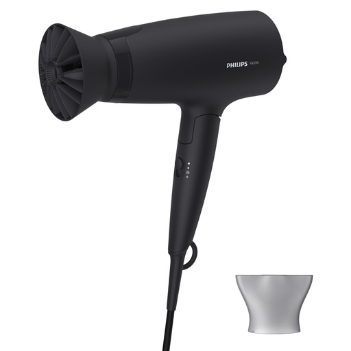 [BHD308/10] Philips 3000 Series hair dryer BHD308/10, 1600 W, ThermoProtect attachment, 3 heat & speed settings