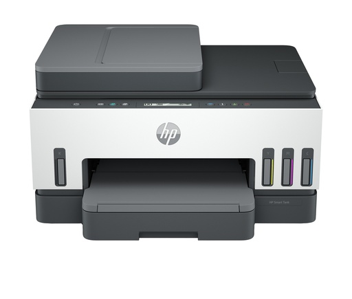 [6UU47A#670] HP Smart Tank 750 AIO All-in-One Printer - A4 Color Ink, Print/Copy/Scan, Auto-Duplex, WiFi, 15ppm, 400-800 pages per month