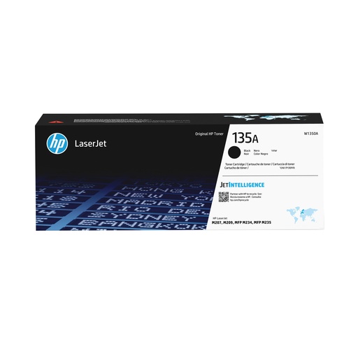 [W1350A] HP 135A Black Toner Cartridge, 1100 pages, for HP LaserJet M209, Laserjet M234