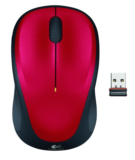 [910-002496] LOGITECH M235 Wireless Mouse Red