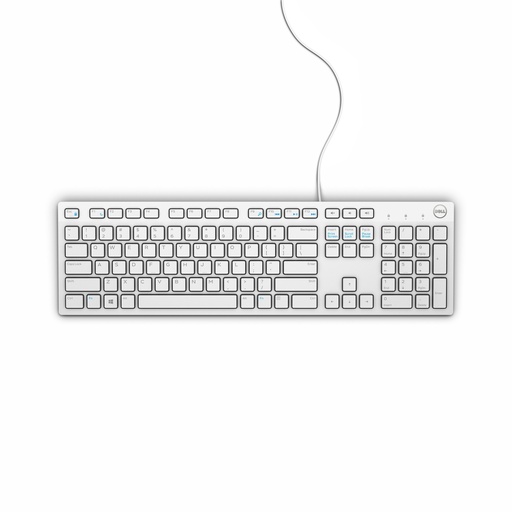 [580-ADGM] Dell Wired Keyboard - KB216 - US International (QWERTY) - White