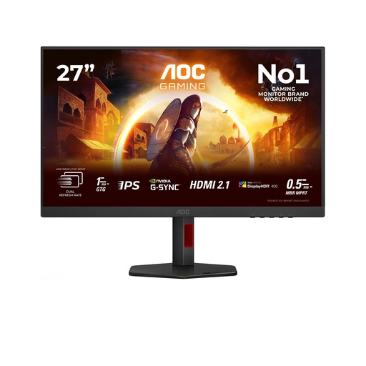 [U27G4R] AOC 27 " 3840 x 2160 pixels 4K Ultra HD Native aspect ratio 16:9 LED Flat U27G4R