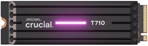[CT2000T710SSD5] CRUCIAL T710 2TB M.2 PCIe Gen5 NVMe Write speed 13800 MBytes/sec Read speed 14500 MBytes/sec TBW 1200 TB CT2000T710SSD5