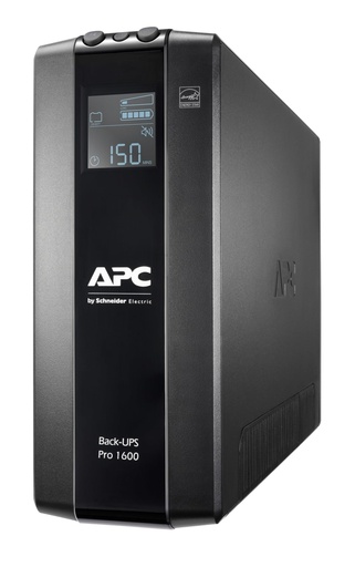 [BR1600MI] Back UPS Pro BR 1600VA, 8 Outlets, AVR, LCD Interface