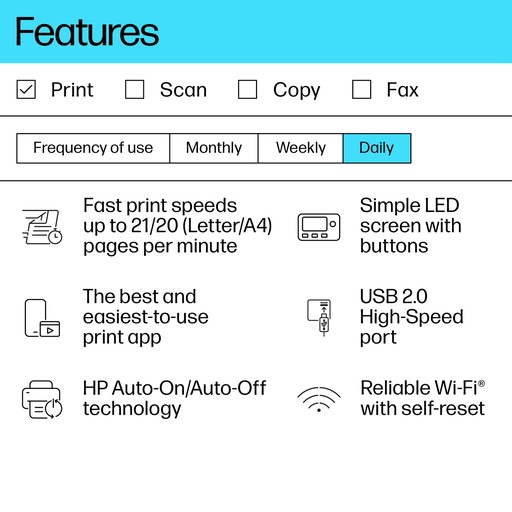 [7MD66F#B19] HP LaserJet Pro M110w Printer - BOX DAMAGE - A4 Mono Laser, Print, WiFi, 20ppm, 100-1000 pages per month