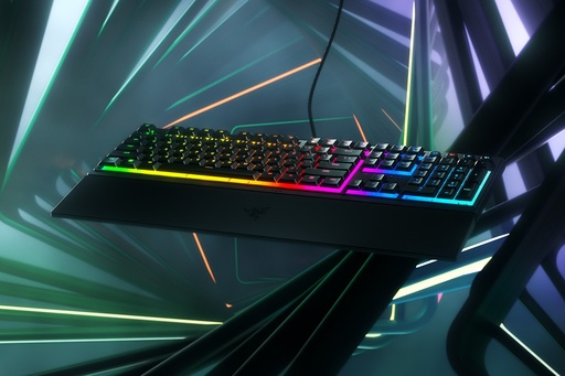 [RZ03-04460100-R3M1] Razer Ornata V3 Wired Gaming keyboard, USB, RGB LED, US, Mecha-membrane switch, Black