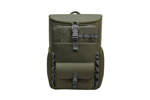 [9J496AA] HP Modular 15.6 Backpack, 3-in-One (RFID Pouch, Backpack, Sleeve), Water Resistant with Rain Cover, Cable Pass-through, 27 Liter Capacity - Dark Olive Green