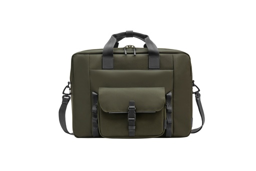 [9J497AA] HP Modular 15.6 Top Load, 3-in-One (RFID Pouch, Top Load, Sleeve), Water Resistant, Cable Pass-through, 22 Liter Capacity - Dark Olive Green