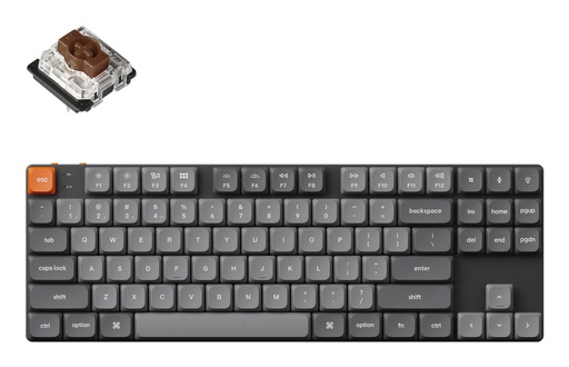 [K1M-H3] Keychron K1 Max RGB - US Layout - Hot-Swappable Low Profile Gateron Brown Wireless Keyboard