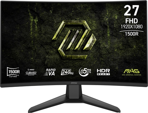 [MAG 274CF X24] MSI 27 " 1920 x 1080 pixels Full HD Native aspect ratio 16:9 Curved MAG274CFX24