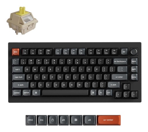 [V1U-D4] KEYBOARD WRL V1 ULTRA/BLACK V1U-D4 KEYCHRON