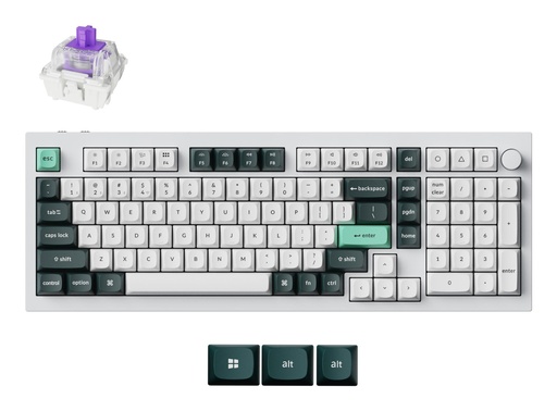 [Q5H-P1] KEYBOARD WRL Q5 HE RGB/SHELL WHITE Q5H-P1 KEYCHRON