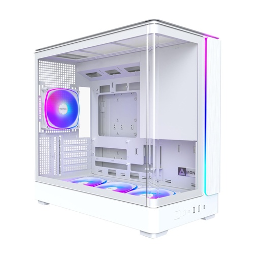 [KING 15 PRO (W)] MONTECH micro ATX/Mini-ITX White Midi Tower PC KING 15 PRO KING15PRO(W)