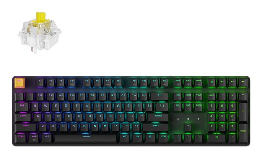 [KJ5-H4] Keychron J5 - US Layout - Super Banana Tactile - Black Wireless Keyboard
