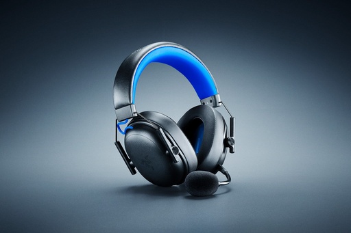 [RZ04-05420400-R3G1] Razer Headset RZ04-05420400-R3G1 / BlackShark V3 x Hyperspeed Black Playstation Black on Blue
