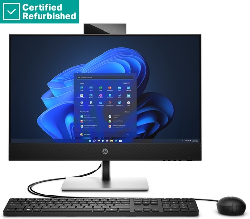 [937G5EAR#ABD] RENEW SILVER HP Pro 440 G9 AIO All-In-One - i7-13700T, 16GB, 512GB SSD, 23.8 FHD Non-Touch AG, Height Adjustable, USB Mouse, Win 11 Pro, 1 years