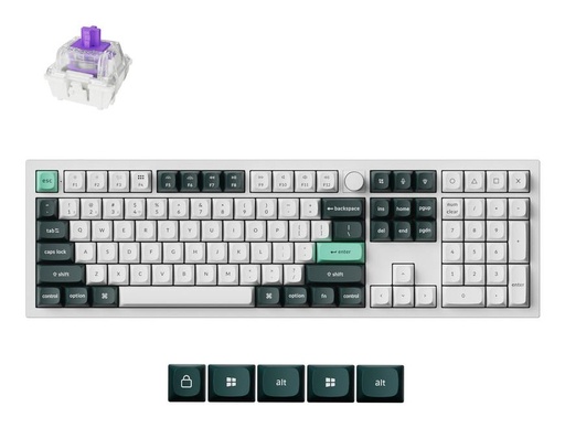 [Q6H-P1] KEYBOARD WRL Q6 HE RGB/SHELL WHITE Q6H-P1 KEYCHRON