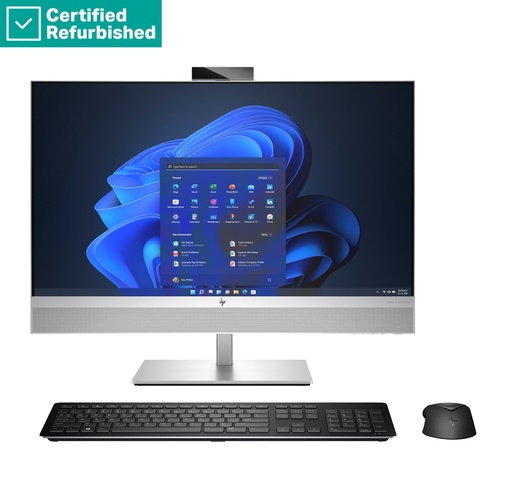 [99A69ETR#ABT] RENEW SILVER HP Elite 870 G9 AIO All-In-One 27 - i7-14700, 16GB, 512GB SSD, 27 FHD Non-Touch AG, Height Adjustable, FPR, Win 11 Pro, 1 years