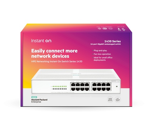 [R8R47A#ABB] HPE Networking Instant On Switch 16p Gigabit 1430