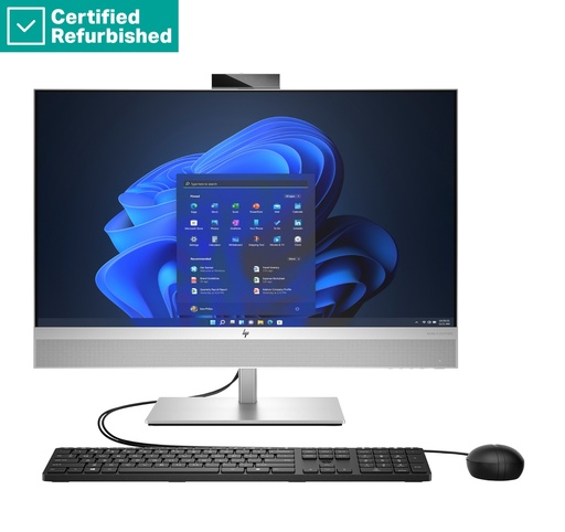 [7B106EAR#UUZ] RENEW SILVER HP Elite 870 G9 AIO All-In-One 27 - i5-13500, 16GB, 512GB SSD, 27 QHD Non-Touch AG, WiFi, Height Adjustable, Win 11 Pro, 1 years