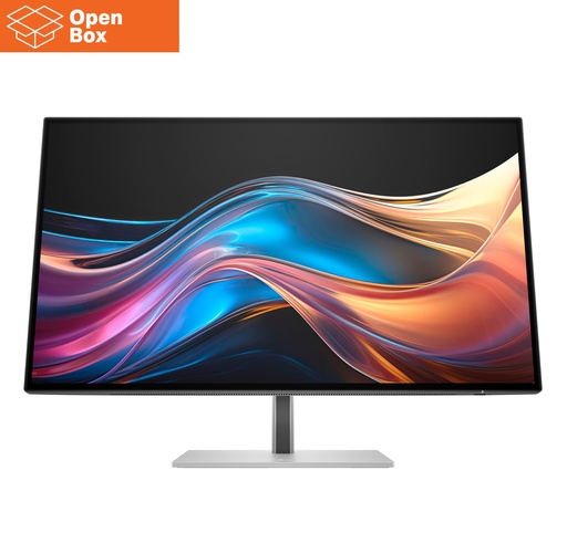 [8J4D8UT#ABB] HP 727pq Series 7 Pro QHD Monitor - OPENBOX - 27" 2560x1440 QHD 400-nit 120Hz AG, IPS Black HDR 400, USB-C(15W)/HDMI/DisplayPort Daisy-Chain, 3x USB-A, height adjustable/tilt/swivel/pivot, 3 years (replaces Z27q G3)
