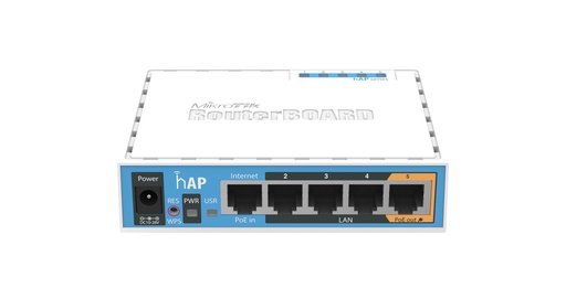 [RB951UI-2ND] MIKROTIK IEEE 802.11b IEEE 802.11g IEEE 802.11n 1xUSB 2.0 5x10/100M RB951UI-2ND