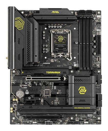[MAG B860 TOMAHAWK WIFI] MSI Intel B860 Express LGA1851 ATX Memory DDR5 Memory slots 4 1xPCI-Express 4.0 1x 1xPCI-Express 4.0 4x 1xPCI-Express 5.
