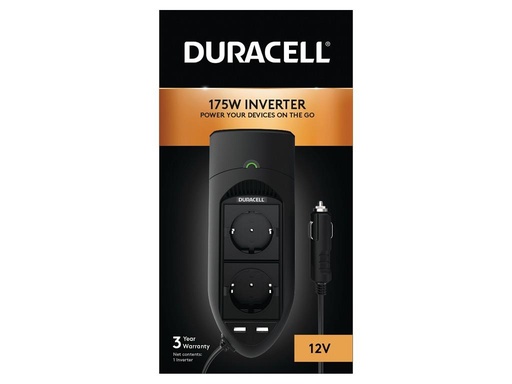 [DRINV15-EU] POWER INVERTER CAR 12V 175W/DRINV15-EU DURACELL